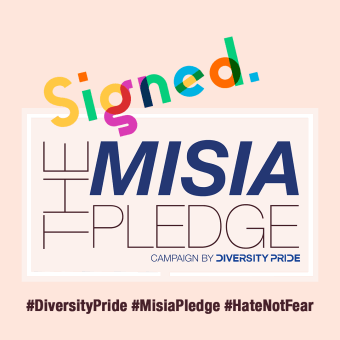 Diversity Pride The Misia Pledge SIGNED